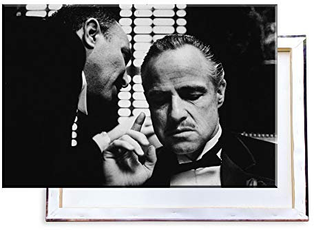 Unified Distribution Der Pate, Godfather - 120x80 cm Kunstdruck auf Leinwand • erstklassige Druckqualität • Dekoration • Wandbild