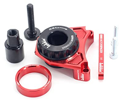 Lekkie windmeile BB86/92 Adapter Kit, Rot, für Bafang BBS01/02/HD, E-Bike, Pedelec V1, V2.1, V2.5 und Bafang Kurbeln