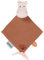 Nattou Mini Doudou en Coton (Mousseline) et Polyester, Hippopotame Susie, Compagnon Dès La Naissance, Environ 25 cm, Susie et Bonnie, Marron
