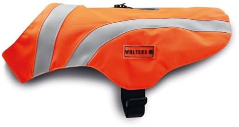WOLTERS Sicherheitsweste Security, Größe:60 cm, Farbe:neon orange