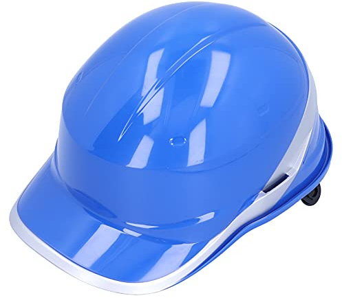 Casco di sicurezza, elmetto di sicurezza blu Casco regolabile anti-smashing con striscia riflettente per cantieri edili