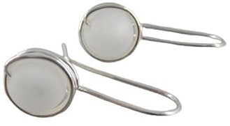 Ohrringe BELLA Polaris versilbert (Weiß)