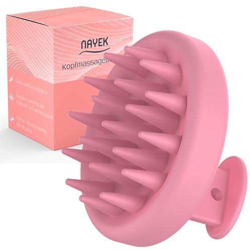 NAYEK Scalp Massage Brush for Healthy Hair Scalp Massager with Soft Silicone Bristles for Hair Growth, Dandruff Removal and Healthy Scalp. Shampoo Brush for Thick and Thin Hair