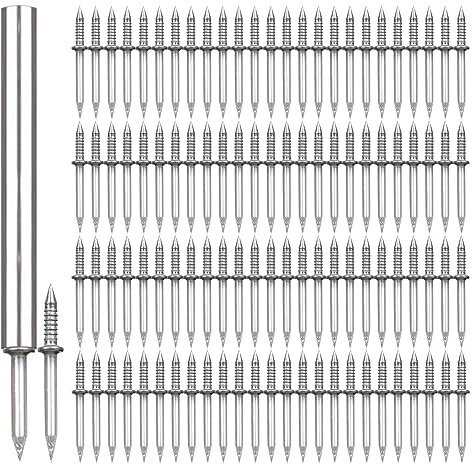 100/200/300 Double Headed Skirting Nails | Seamless Screw Skirting Board Nails | Skirting Board Removal Tool Nails For Wood Furniture Home Décor