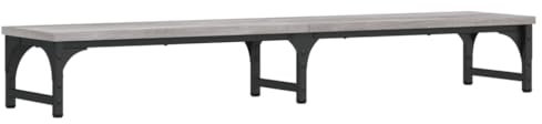 vidaXL Support de moniteur sonoma gris 105x23x15,5cm bois d'ingénierie
