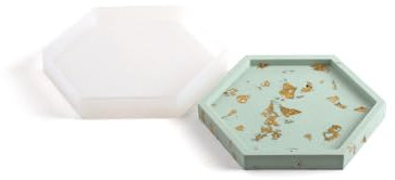 Moule en Silicone Dessous de Verre Hexagone 11,5 c