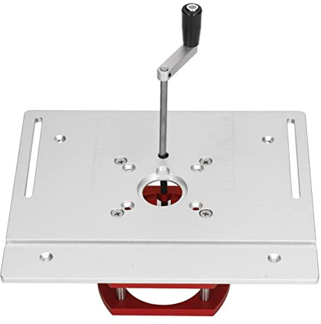 INCRA Mast R Lift-II Router Lift Kit dede Elevación de Enrutador de Elevación Manual de Aleación de Aluminio 240 X 200 Mm, Carpintería de Alta Precisión (SILVER)