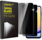 2 Piezas Protector Pantalla de Privacidad Compatible con Samsung Galaxy A25 5G, Antiespia Cristal Vidrio Templado, Anti-Spy, 9H Dureza, Anti-Arañazos