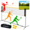 Halofit Multifunktionales Netz für Volleyball, Badminton & Tennis – Tragbares, Höhenverstellbares Netz für Garten, Indoor & Outdoor