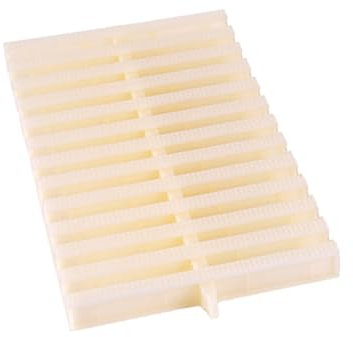 PFCDZDU Piscine Drainage Débordement Grille, Rectangle Épissé Sol Vidange Grille Couverture, UV Résistance Canal PP Filtre pour Pont Égout Gouttière (Couleur : Beige, Taille : 11.9x39.3IN-3pcs)