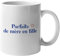 We Are Family, Mug Humoristique, Parfaite De Mère En Fille Waf, Thème Pour maman, Idée Cadeau Original Humour, Idée cadeau Famille, Ami, Collègue, Anniversaire, en Céramique, 330 ml, Blanc