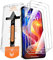 QUESPLE [3 Pièces] Verre Trempé pour iPhone 14 Pro Max, Haute Qualité Couverture Complète, Dureté 9H, Sans Bulles, Film Protection écran, Avec Kit d’Installation Facile