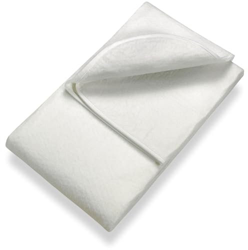 Sleezzz Basic Nadelfilz Matratzenunterlage aus atmungsaktivem Nadelfilz zum Auflegen aufs Lattenrost, Weiß, Schutz vor Abrieb und Stockflecken (160 x 200 cm)