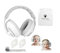 Afenau Baby Ear Defenders Headband, 2-in-1 Baby Noise Cancelling Headphones, Noise Cancelling Headphones for Kids Sleep, Adjustable Baby Headphones with Stretchy Band, Toddler Gift for 0-4 Years