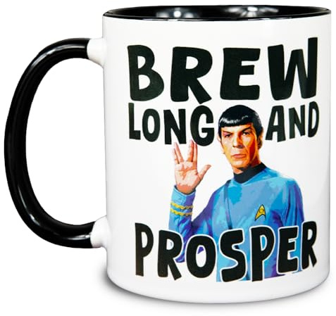Reactive Brands MUGEMS Brew Long and Prosper Mug – Divertente tazza da caffè o tè