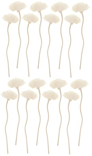 Cabilock 2 Sätze Tong-Gras- Room Fragrance Ätherische Öle Duft Diffusor Duftöldiffusoren Für Zu Hause Hochzeitsgeschenk Hochzeitsdeko Aromadiffusor Rattan Aroma-Sticks Weiß 8 Stück * 2