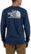 THE NORTH FACE Evolution Men's Long Sleeve Throwback Tee Shirt, Shady Blue, Medium