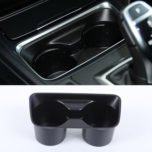 DIYUCAR Mittelkonsole Wasserbecherhalter Flaschenhalter Aufbewahrungsbox für 3er 4er Serie M3 M4 F30 F31 F34 F35 F80 F32 F33 F36 F82 2013-2019, Stoßfest Stabil Getränkehalter Einsatz Getränkehalter