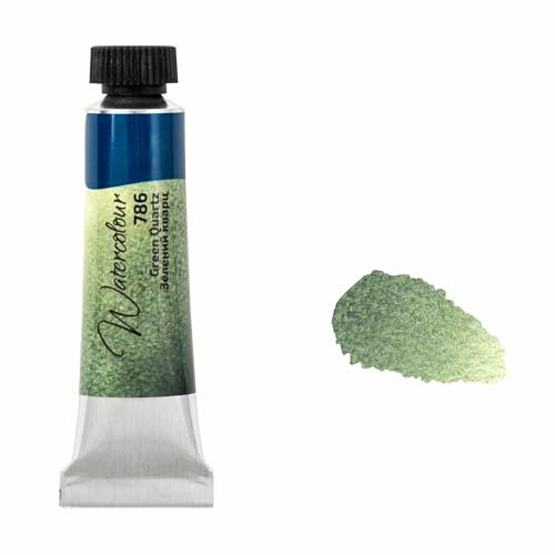 7 Artists Quarzgrün Aquarellfarbe 10 ml Tube, Hochwertige Künstler-Aquarell, Feinste Küntsler-Aquarellfarben