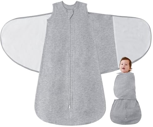 Neugeborene Baby Schlafsack 1 Tog Sommer Pucksack 0-6/6-12 Monate Sommerschlafsack Sleeping Bag 100% Baumwolle Swaddle Schlafanzug Baby Blanket Sommerschlafsäcke für Babys Neugeborenen Geschenk