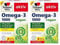 Doppelherz Omega-3 1000 vegan - Hochdosierte Omega-3-Fettsäuren EPA und DHA aus pflanzlichem Algenöl - 120 kleine, leicht schluckbare Kapseln (Packung mit 2)