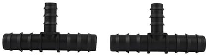 SHIOFRCN 10 Uds 20mm a 16mm diámetro reducido Barb T Junta jardín césped riego Manguera Distribuidor tubería conexión