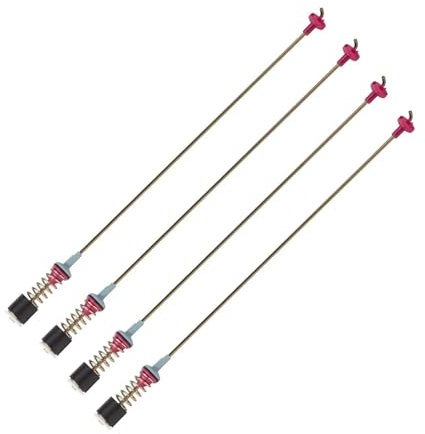 XMIISPRH Kit de tiges de Suspension for Lave-Linge BABZ DC97-18610F DC97-18610A, Compatible avec Samsung, Lave-Linge WA50M7450AP/A4 WA54M8750AV/A4 WA50M7450AW