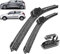 QHuaL Automotive Scheibenwischer Scheibe Scheibenwischersatz für Hyundai I20 PB GB 2008-2019 24in+16in, Premium Qualität Frontscheiben Wischerblätter Set