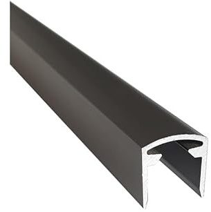 Profil de finition pour clôture LARKO 176 cm Gris anthracite RAL 7016, L.176cm