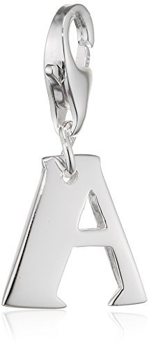 SilberDream Charm 925 Echt Silber Armband Anhänger Buchstabe A FC70A Silber Charmsschmuckanhänger