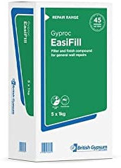 British Gypsum 5 x 1kg Gyproc Easifill 5X1KG