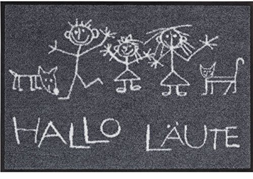 Salonloewe Schmutzfangmatte/Fußmatte für den Eingangsbereich - waschbar & trocknergeeigneter Sauberlauf & Fußabtreter in 50 x 75 cm