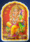 Crafts of India Blessing Lord Ganesha Hindu God Sticker (Size 5 X 3 Inches)