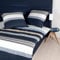 Janine Mako Satin Bettwäsche J.D. 135x200 cm + 80x80 cm Silber-Taupe-Sand