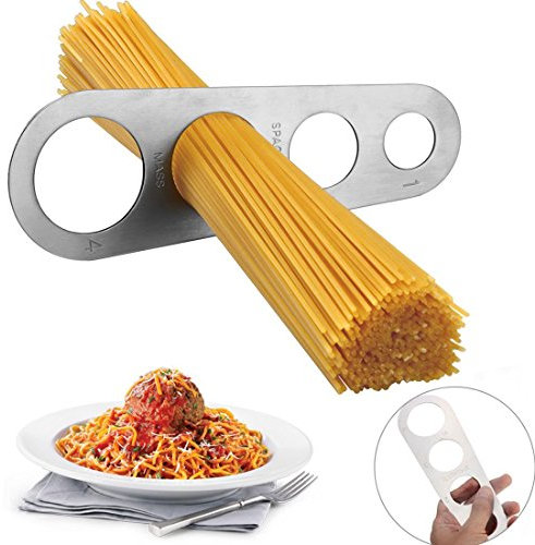 WELKHOME Misura,dosa Spaghetti in Acciaio Inox, per Spaghetti, Misura. 1-4 People di JS
