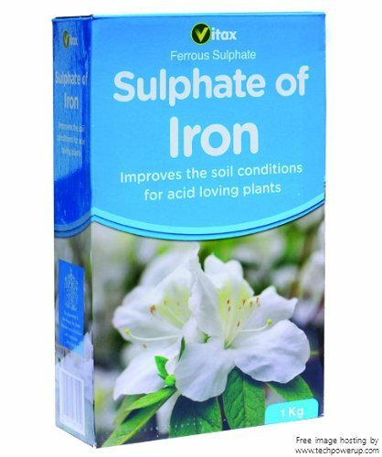 3X Vitax 1Kg Sulphate of Iron Fertiliser
