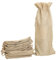 Shintop 10pcs Jute Wine Bags, 14 x 6 1/4 inches Hessian Wine Bottle Gift Bags with Drawstring (Brown)