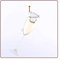 Glass Champagne Glass Ornament