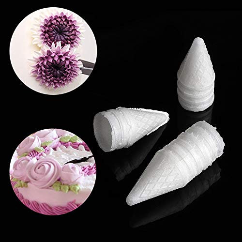 HMYDZ 100Pcs / Packung Küchen klebriger Reis-Kuchen, Pflege-Rosen-Blumen Piping Pflege Dessert Dekor Küche Kuchen, die Werkzeuge
