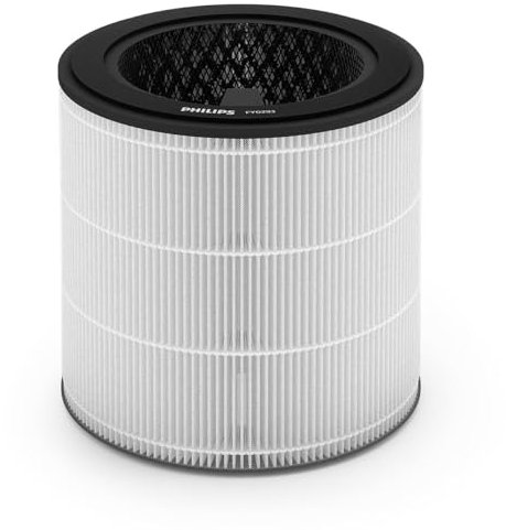 Philips Vervangend Luchtreinigingsfilter, Actieve Koolfilter & Voorfilter, 12 Maanden levensduur, Compatibel met AC0850, Beschermt tegen pollen, stof, huidschilfers van dieren en gassen (FY0293/30)