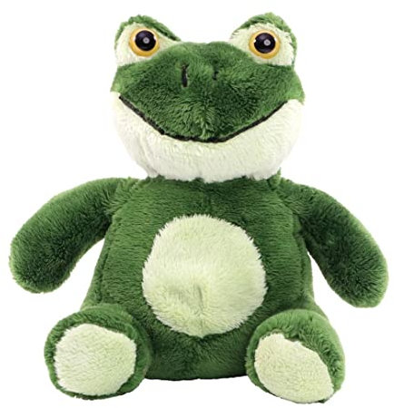 Minifeet Frosch Hans - Kuscheltier Plüschtier Stofftier Spielzeug - kuschelig weich - Geschenk für Baby Kinder Freunde Schulstart Einschulung | Höhe: 14,50 cm