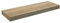 Coycama Encimera Baño Madera Suspendida | Encimera Flotante para Lavabos sobre Encimera Baños | Fondo (46cm o 40cm) | Espesor 8cm | 100 cm., Roble Natural (Fondo 46cm)
