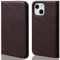 VISOUL Custodia Compatibile con iPhone 13, Vera Pelle di qualità Flip Portafoglio con Blocco RFID [Shell TPU] Custodia in Pelle Genuine con 3 Slots, Chiusura Magnetica Custodia per iphone 13