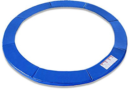 NAIZY Trampolinabdeckung 366cm UV-Schutz Reißfest Trampolin Umrandung PVC PE Trampolin Federabdeckung zubehör Randschutz Trampolinersatzteile, Blau