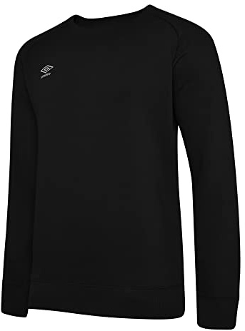 Umbro Mens Club Leisure Sweatshirt (3XL) (Black/White)