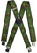 Olata Heavy Duty Herren-Hosenträger X-Form mit Jagdmotiv und gravierten Hosenträger-Clips – 4 cm. Jagdhorn