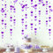 Lavande Amour Coeur Guirlande Violet et Blanc Suspendu Streamer Bannière pour Anniversaire Fête des Mères Saint Valentin Anniversaire Fiançailles Mariage Nuptiale Lilas Décorations De Fête Fournitures