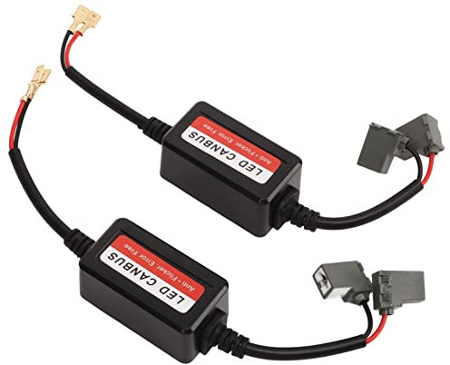 Décodeur de Lampe LED H1, 2pcs 12V DC Annulation Erreur Anti-scintillement Décodeur LED