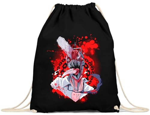 style3 Blood Heart Rucksackbeutel Tasche Sportbeutel denji man anime manga cosplay chainsaw devil