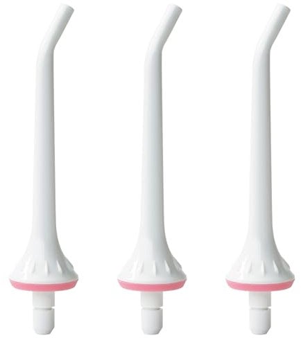 Ersatzspitzen für COSLUS, Hangsun, Nicwell Wasserflosser, Munddusche aufsätze Jet Tip Düse, Weiß, 3 Stück